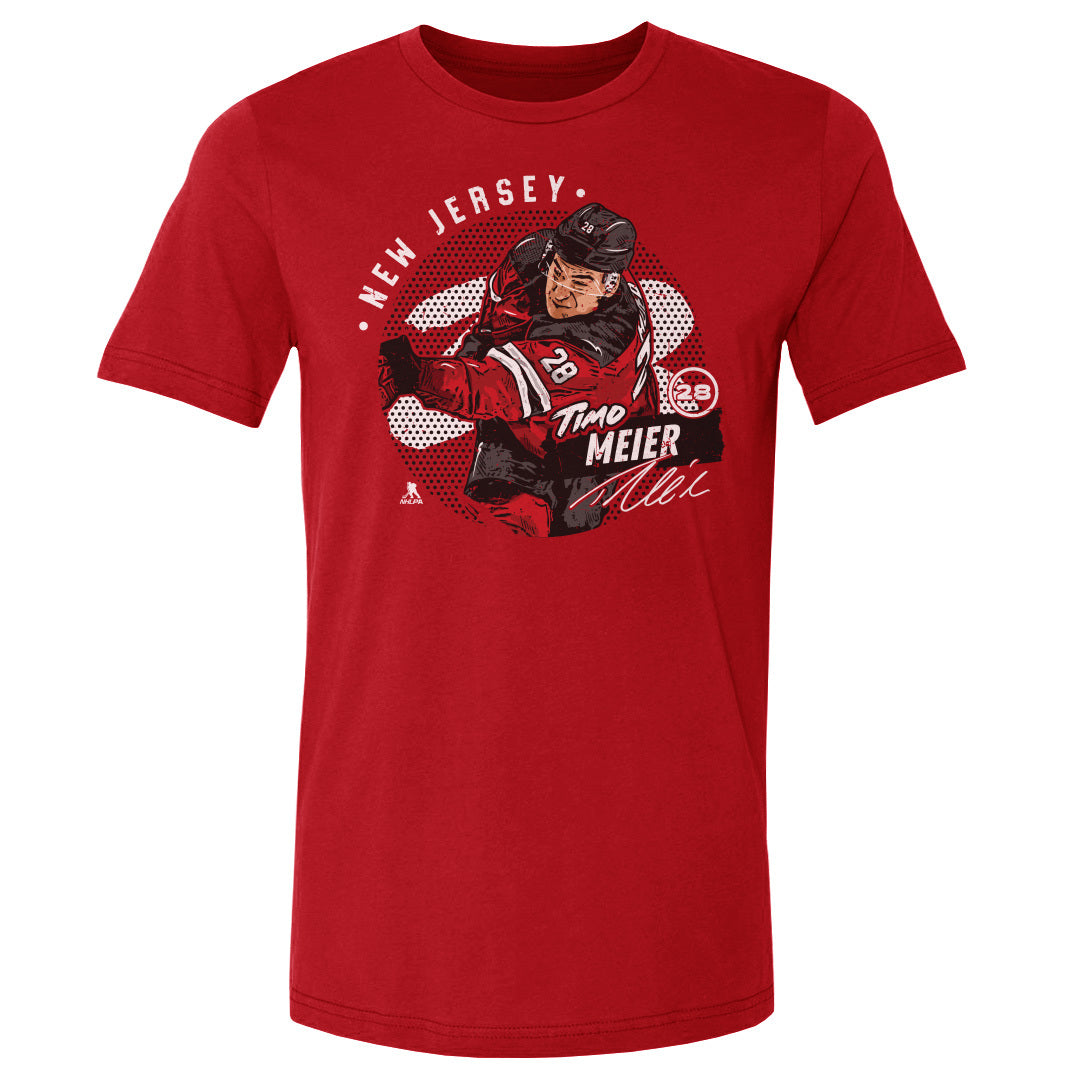 Timo Meier Men's Cotton T-Shirt | 500 LEVEL