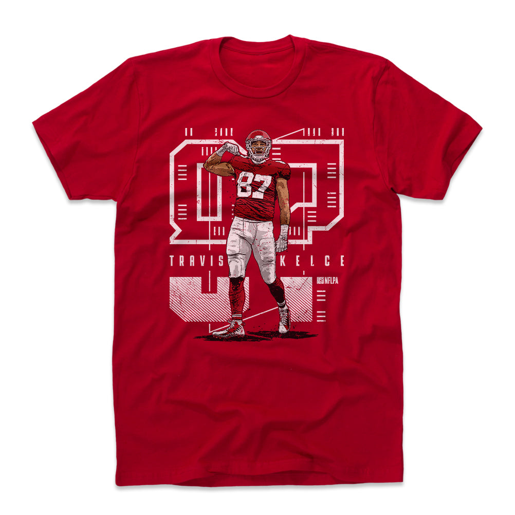 Travis Kelce Men's Cotton T-Shirt | 500 LEVEL