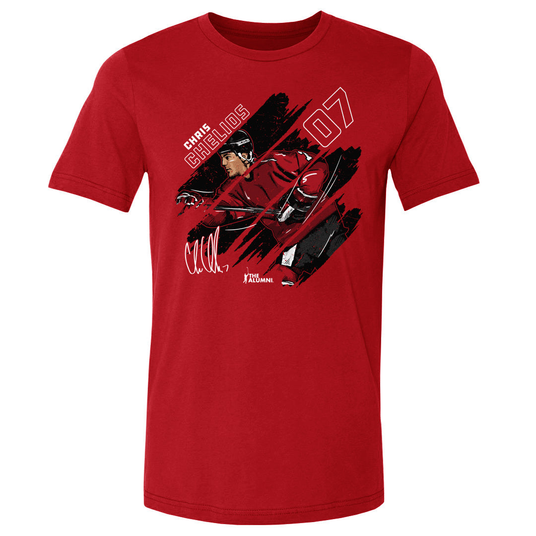 Chris Chelios Men's Cotton T-Shirt | 500 LEVEL
