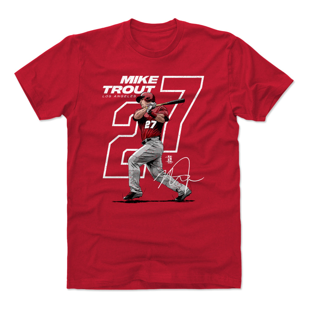 Mike Trout Men's Cotton T-Shirt | 500 LEVEL