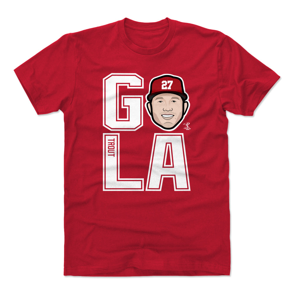 Mike Trout Men's Cotton T-Shirt | 500 LEVEL