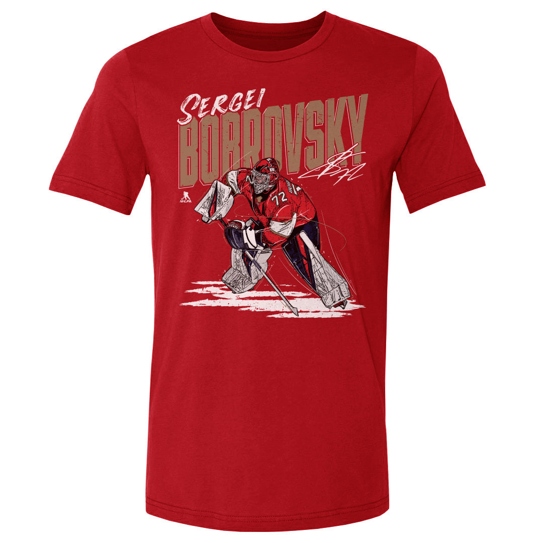 Sergei Bobrovsky Men's Cotton T-Shirt | 500 LEVEL