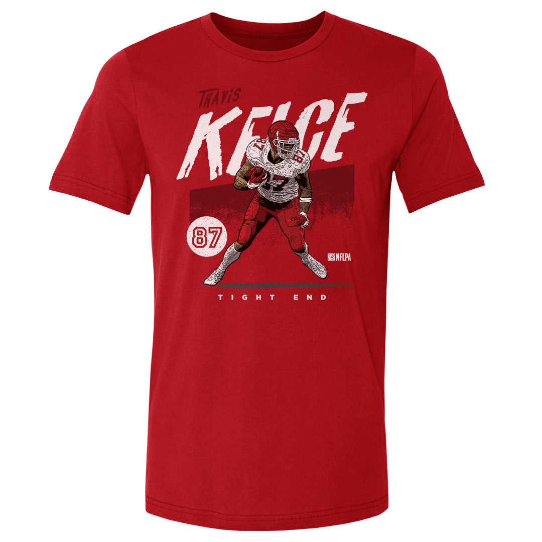 Travis Kelce Men's Cotton T-Shirt | 500 LEVEL