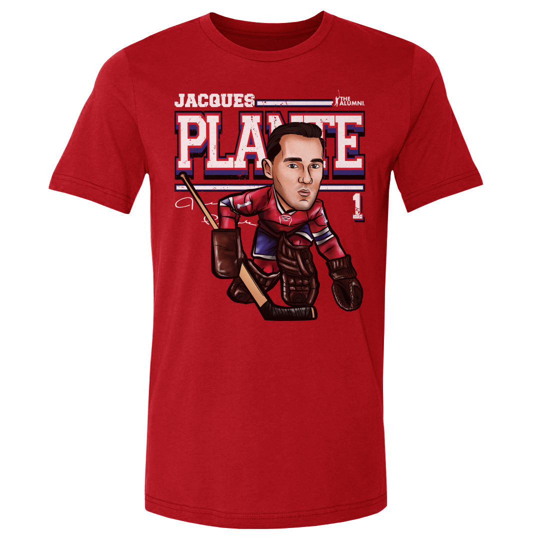 Jacques Plante Men's Cotton T-Shirt | 500 LEVEL