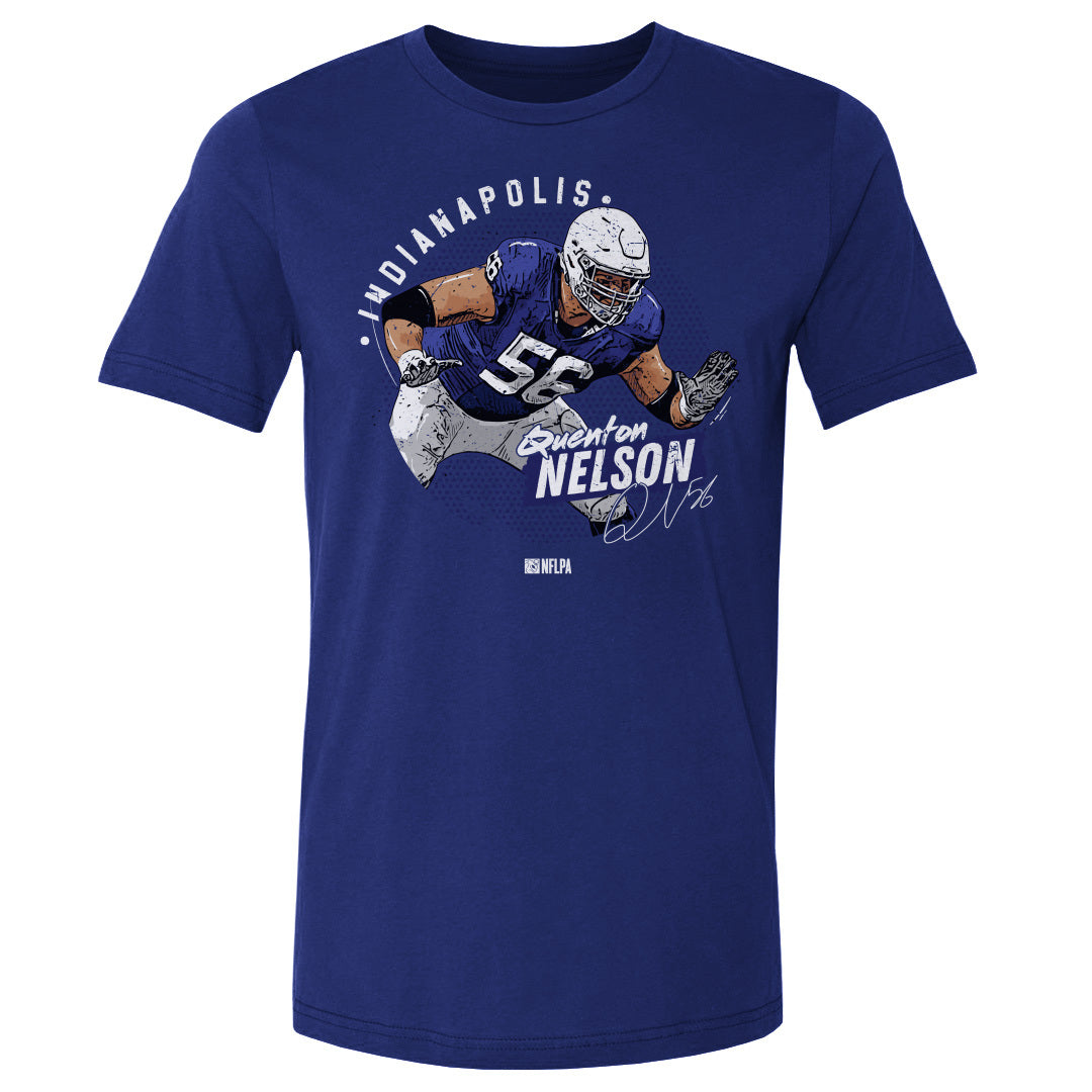 Quenton Nelson Men's Cotton T-Shirt | 500 LEVEL