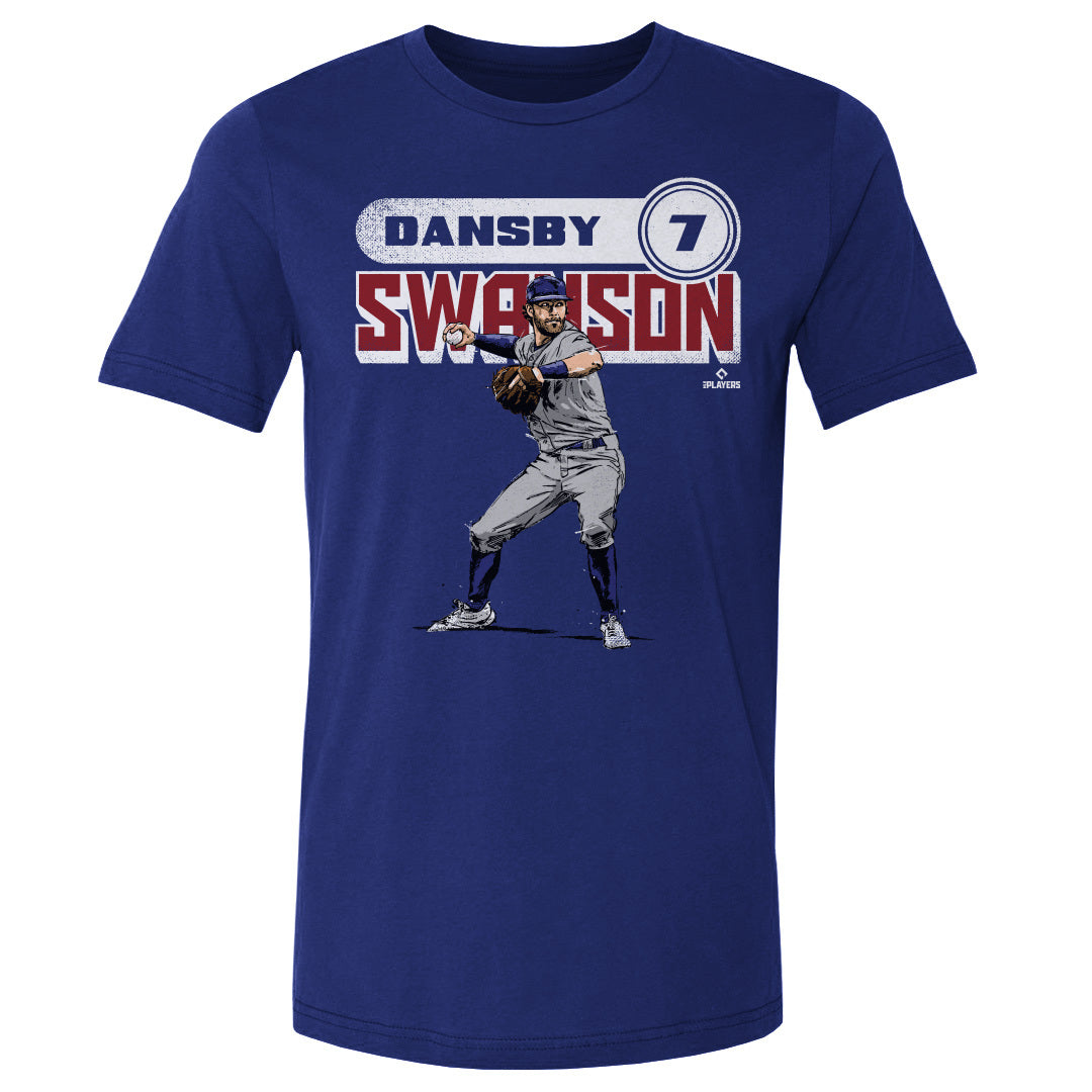 Dansby Swanson Men's Cotton T-Shirt | 500 LEVEL