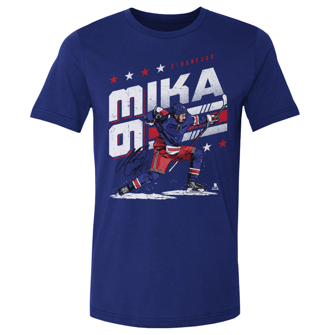 Mika Zibanejad Men's Cotton T-Shirt | 500 LEVEL