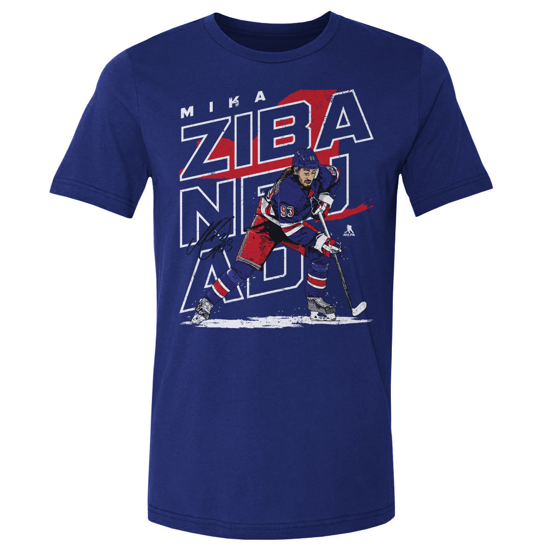 Mika Zibanejad Men's Cotton T-Shirt | 500 LEVEL