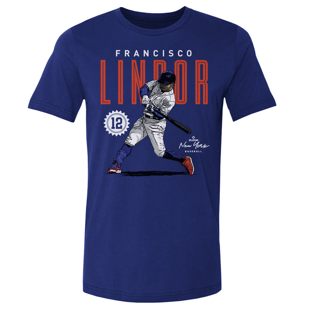 Francisco Lindor Men's Cotton T-Shirt | 500 LEVEL