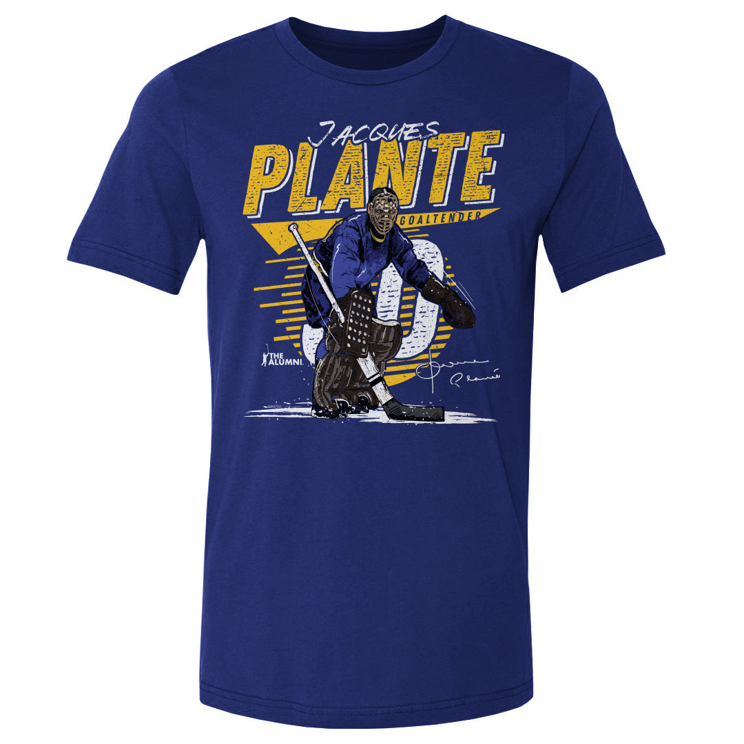 Jacques Plante Men's Cotton T-Shirt | 500 LEVEL