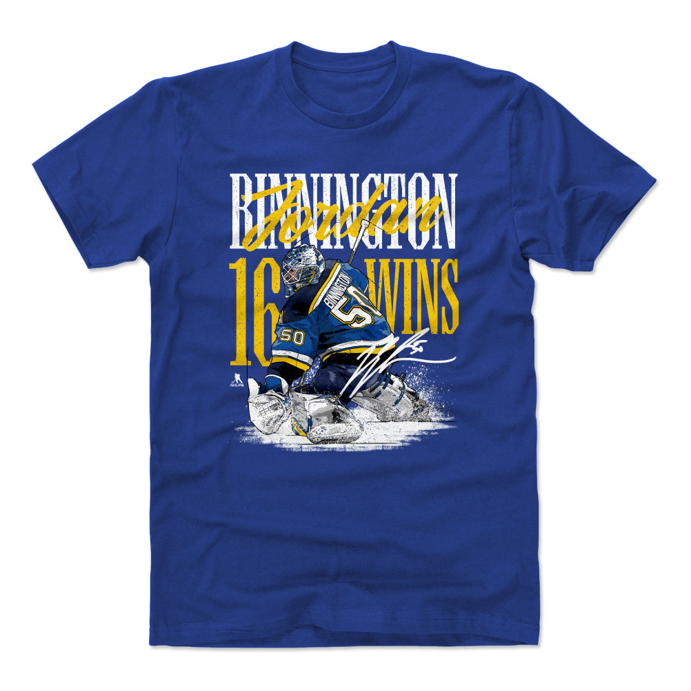 Jordan Binnington Men's Cotton T-Shirt | 500 LEVEL