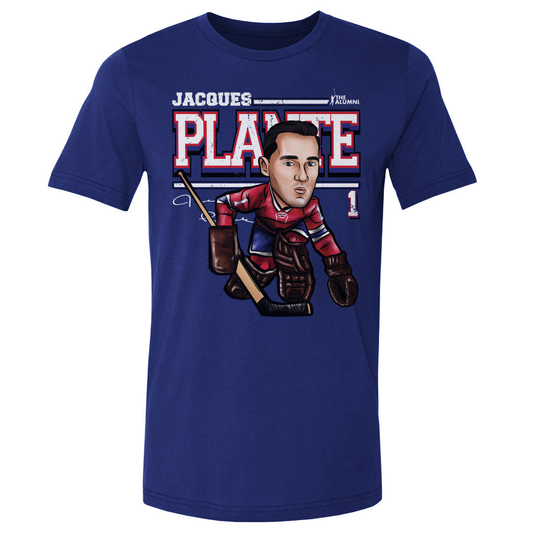 Jacques Plante Men's Cotton T-Shirt | 500 LEVEL