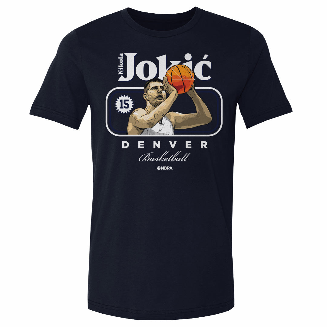 Nikola Jokic Men's Cotton T-Shirt | 500 LEVEL
