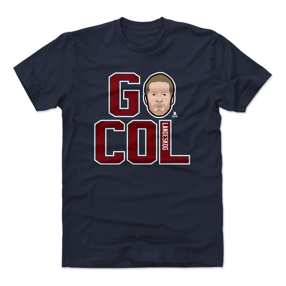 Gabriel Landeskog Men's Cotton T-Shirt | 500 LEVEL
