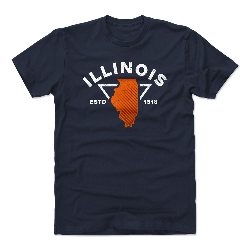 Illinois Men's Cotton T-Shirt | 500 LEVEL