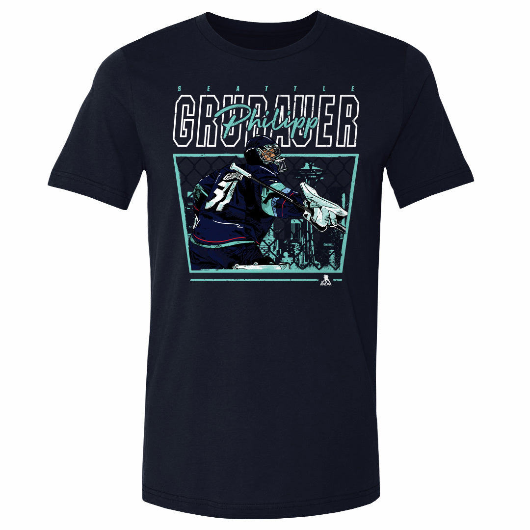 Philipp Grubauer Men's Cotton T-Shirt | 500 LEVEL