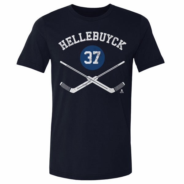 Winnipeg Jets Connor Hellebuyck Men's Cotton T-Shirt - True Navy - Winnipeg | 500 Level