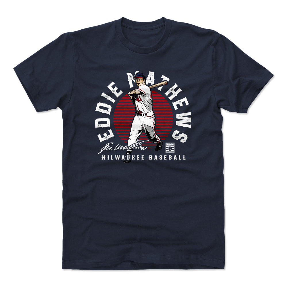 Eddie Mathews Men's Cotton T-Shirt | 500 LEVEL