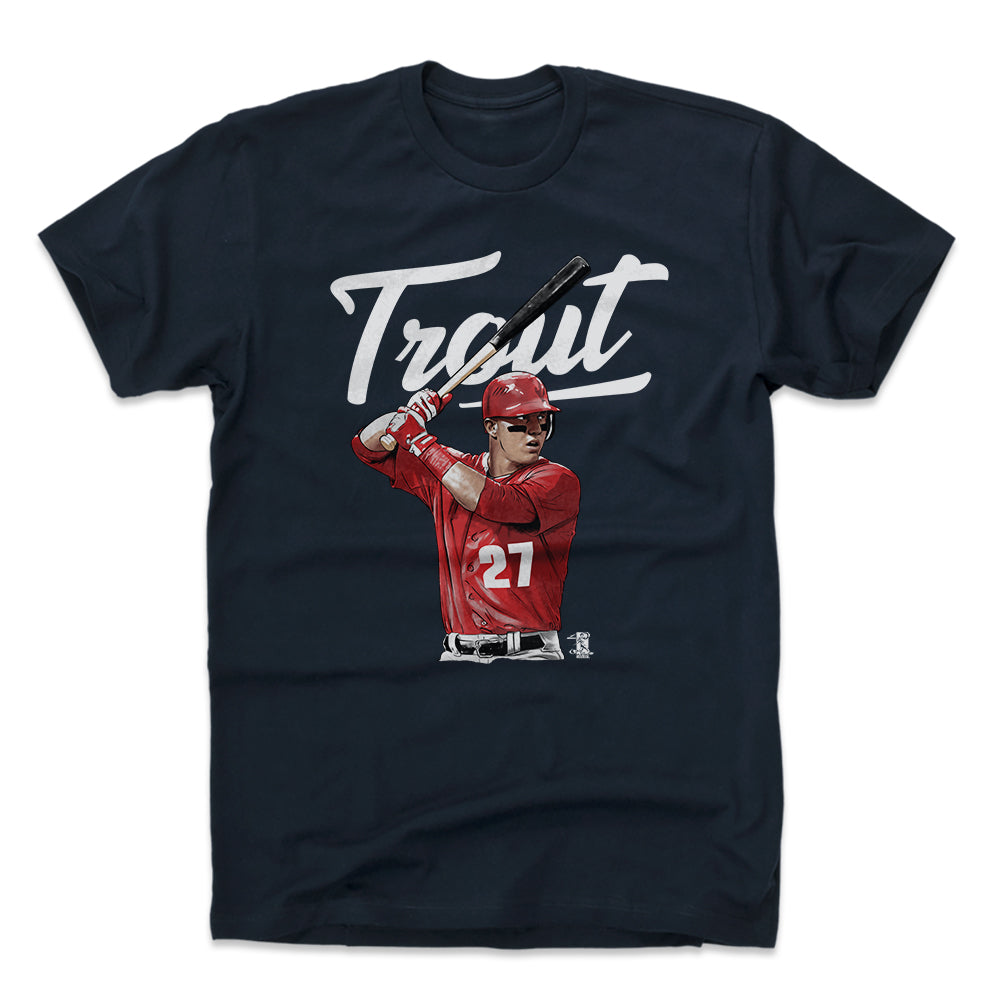 Mike Trout Men's Cotton T-Shirt | 500 LEVEL