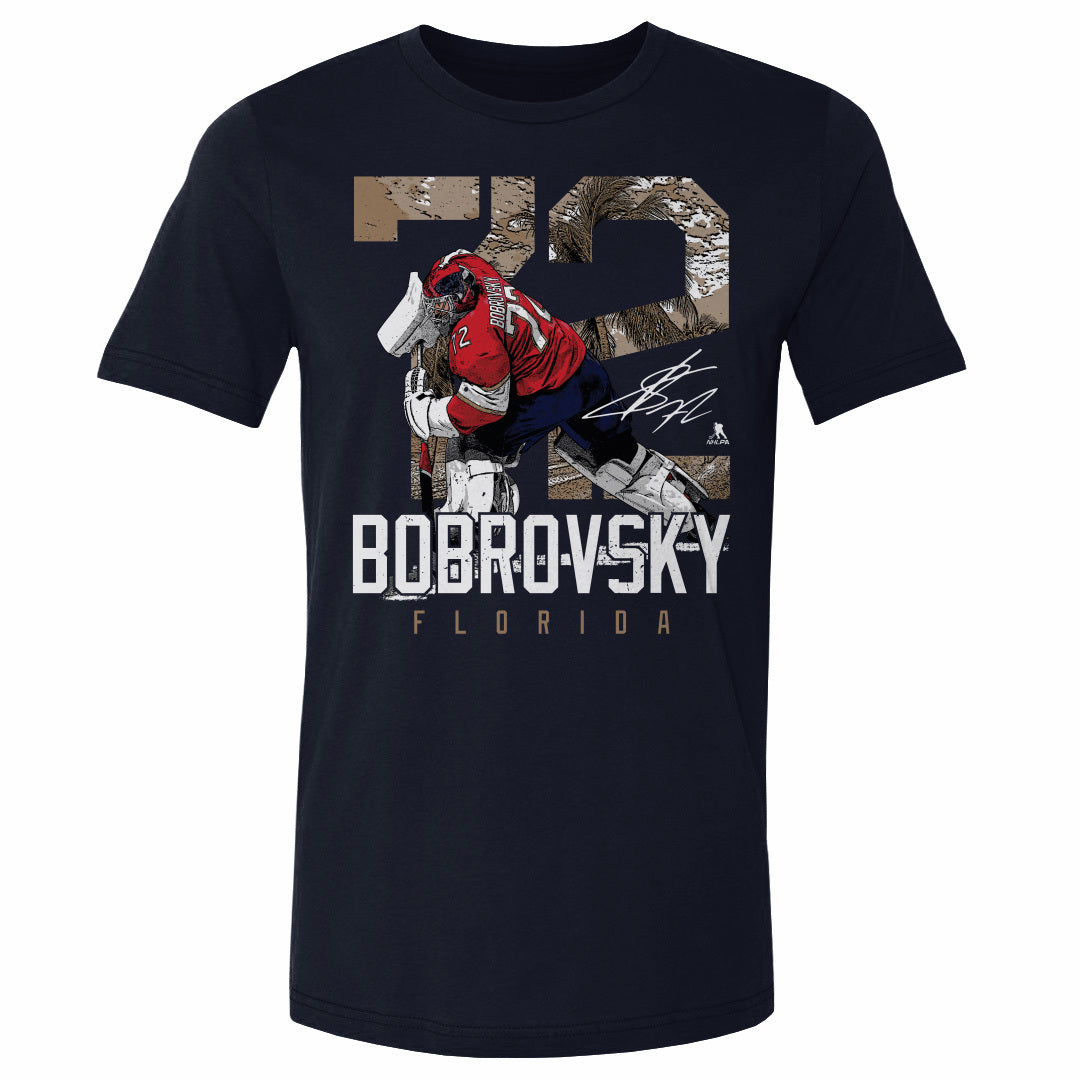 Sergei Bobrovsky Men's Cotton T-Shirt | 500 LEVEL