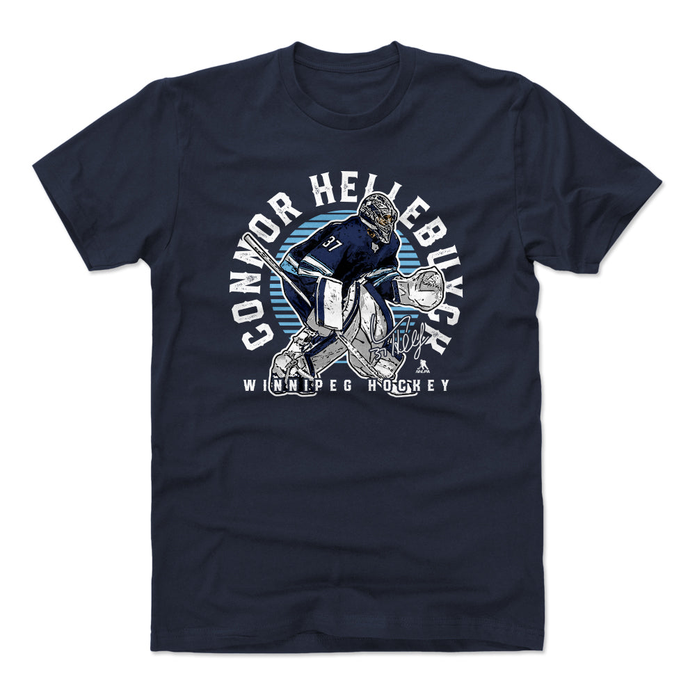 Connor Hellebuyck Men's Cotton T-Shirt | 500 LEVEL