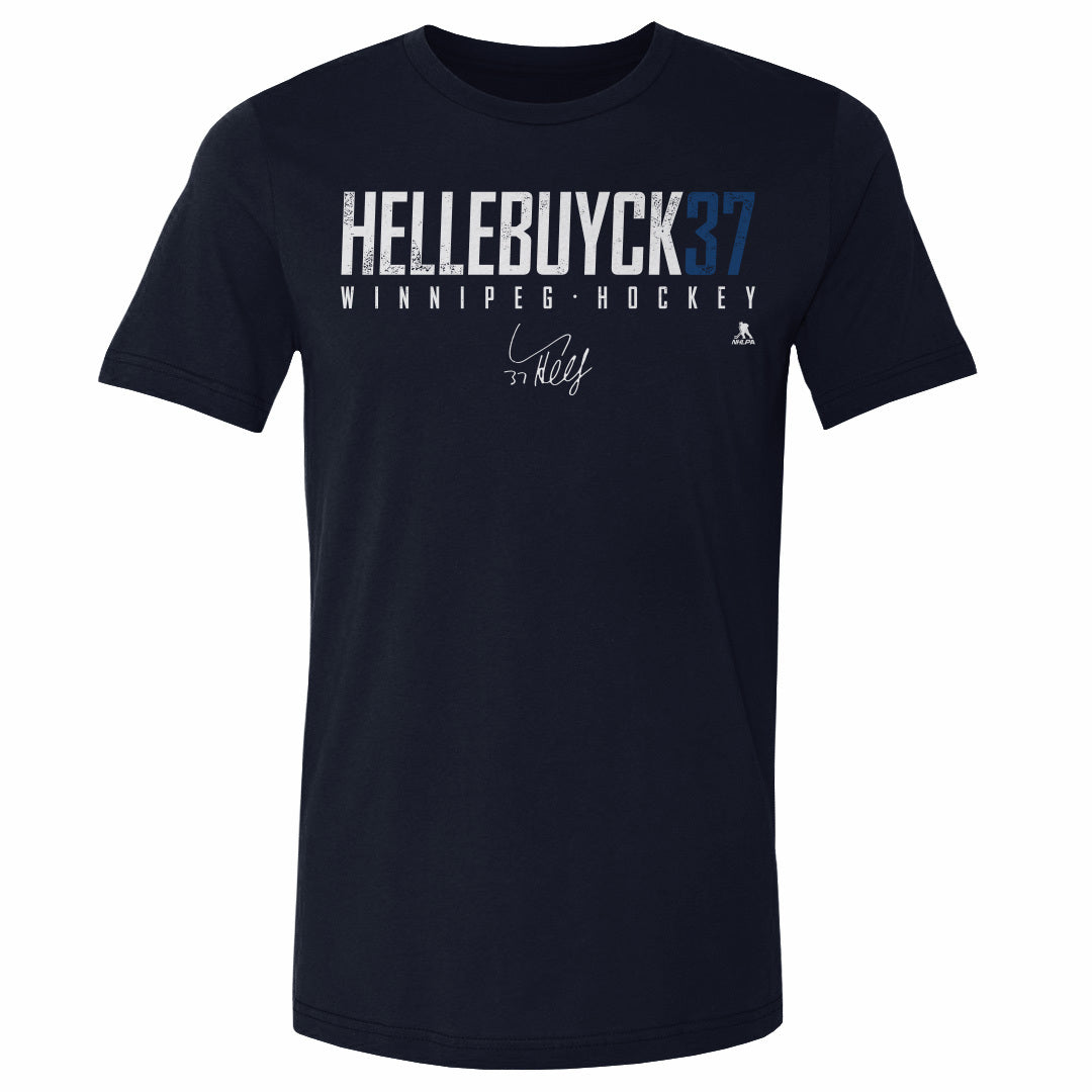 Connor Hellebuyck Men's Cotton T-Shirt | 500 LEVEL