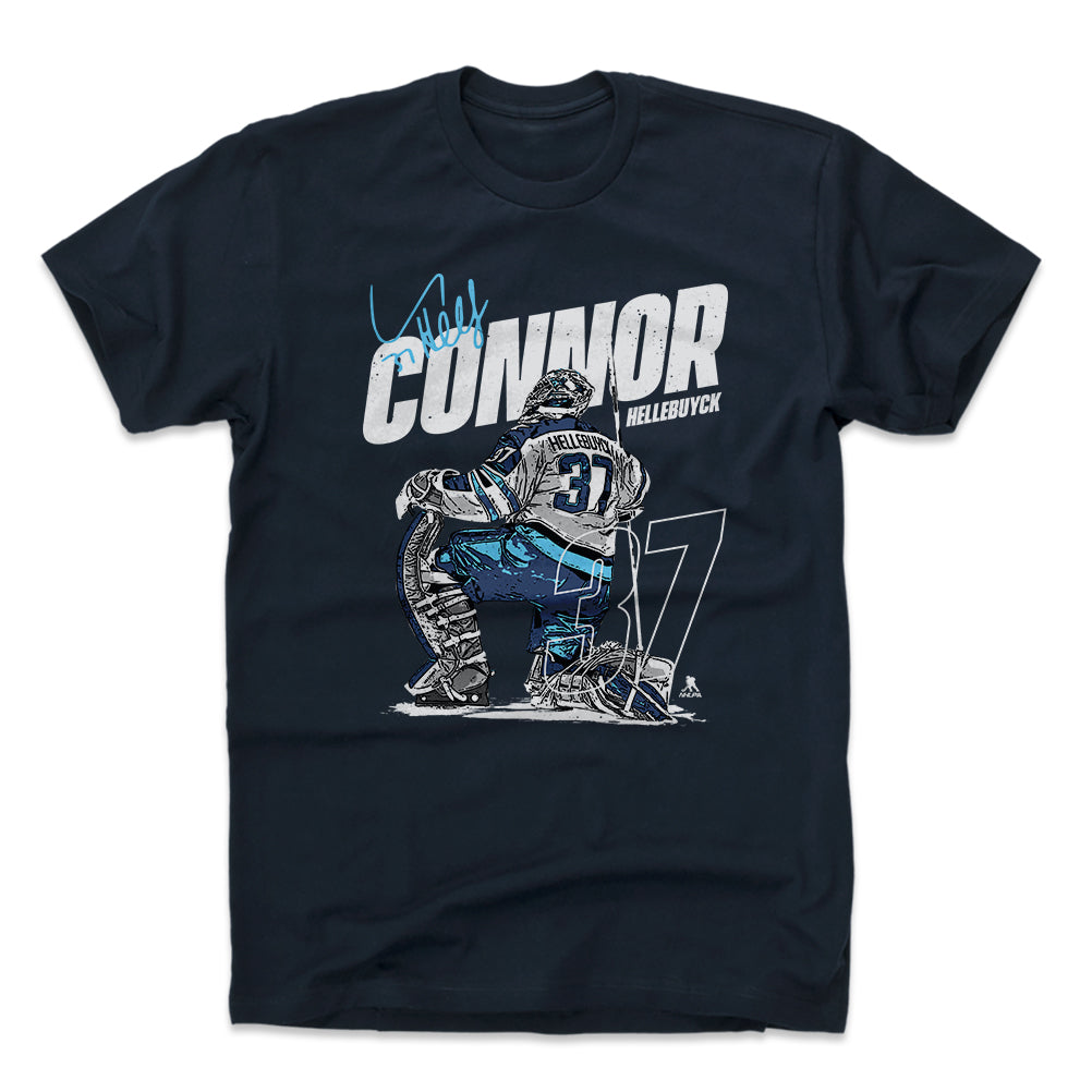 Connor Hellebuyck Men's Cotton T-Shirt | 500 LEVEL