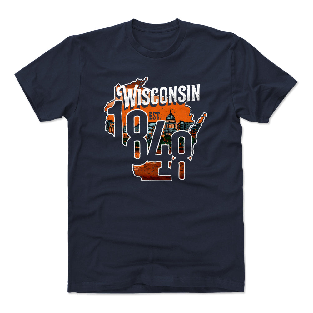 Wisconsin Men's Cotton T-Shirt | 500 LEVEL