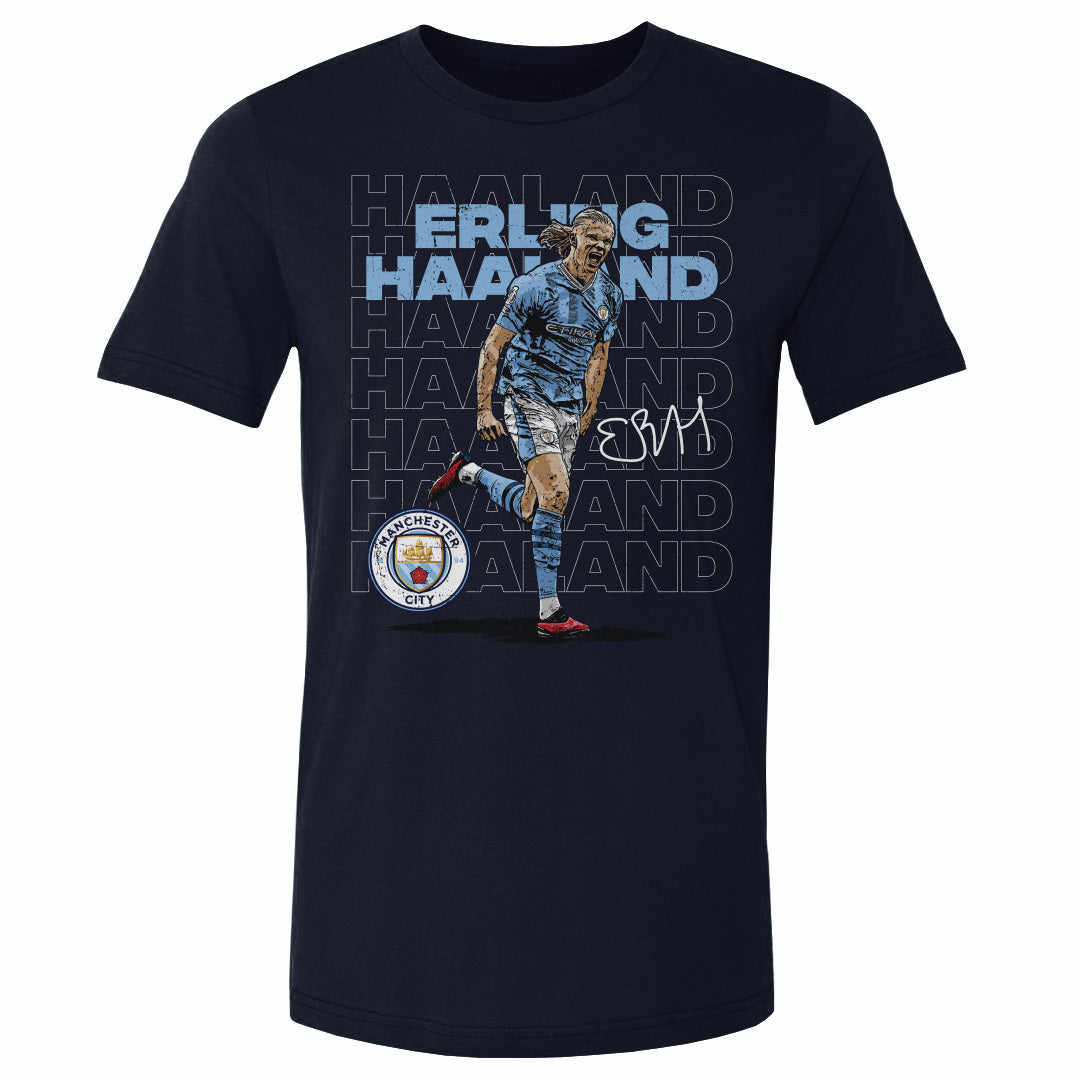Erling Haaland Men's Cotton T-Shirt | 500 LEVEL