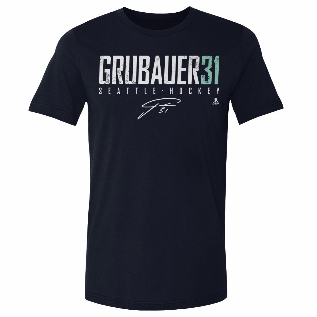 Philipp Grubauer Men's Cotton T-Shirt | 500 LEVEL