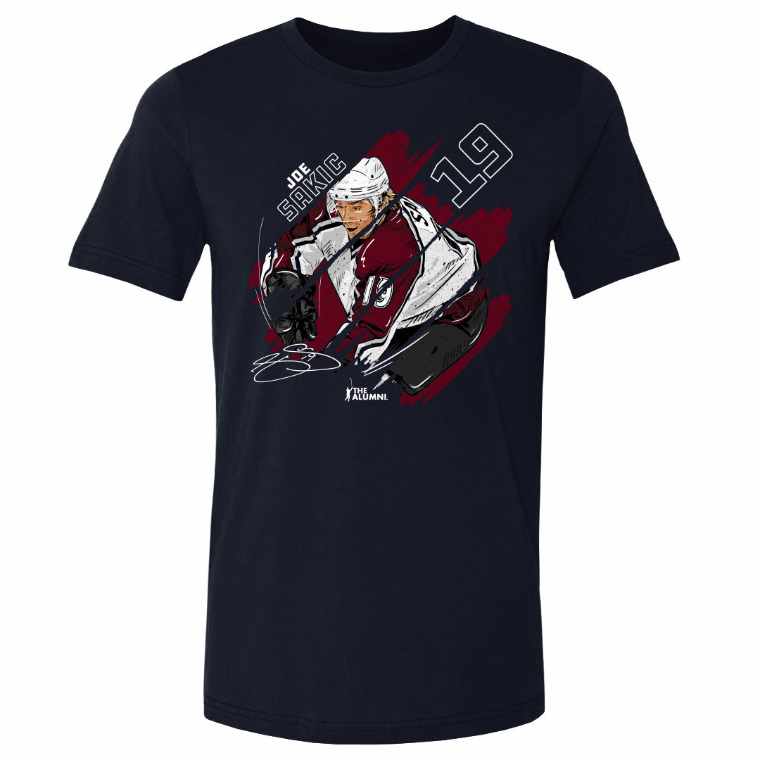 Joe Sakic Men's Cotton T-Shirt | 500 LEVEL