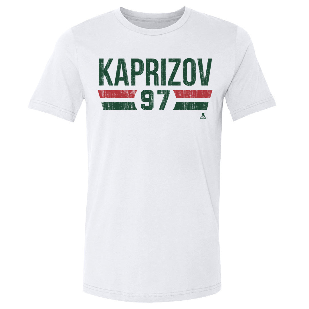Kirill Kaprizov Men's Cotton T-Shirt | 500 LEVEL