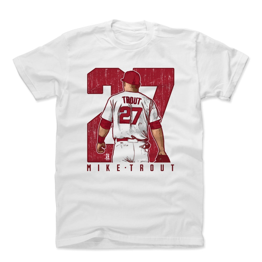 Mike Trout Men's Cotton T-Shirt | 500 LEVEL