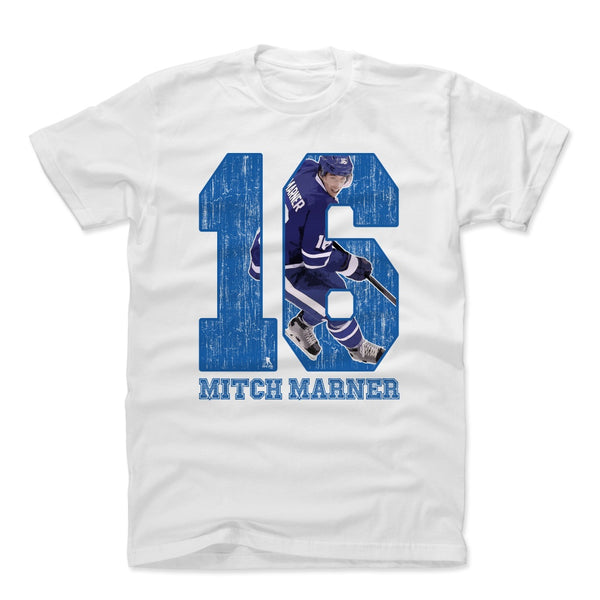 Mitch Marner Men's Cotton T-Shirt - Heather Gray - Toronto | 500 Level
