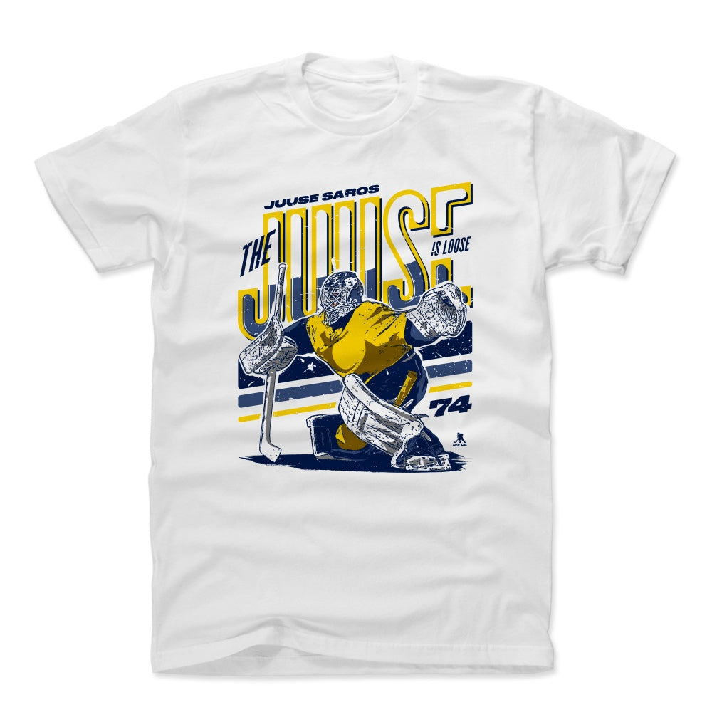 Juuse Saros Men's Cotton T-Shirt | 500 LEVEL