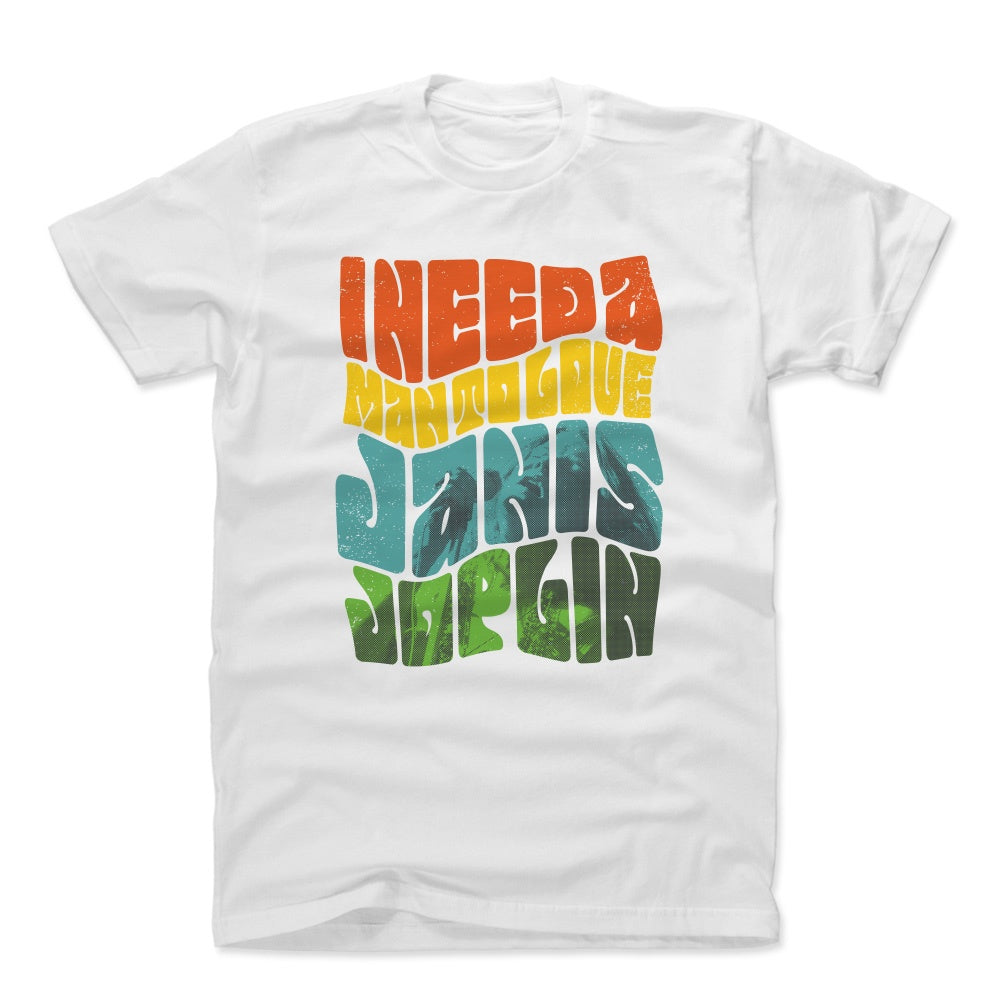 Janis Joplin Men's Cotton T-Shirt | 500 LEVEL