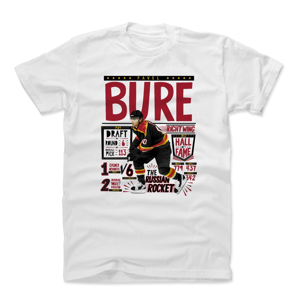 Pavel Bure Men's Cotton T-Shirt | 500 LEVEL