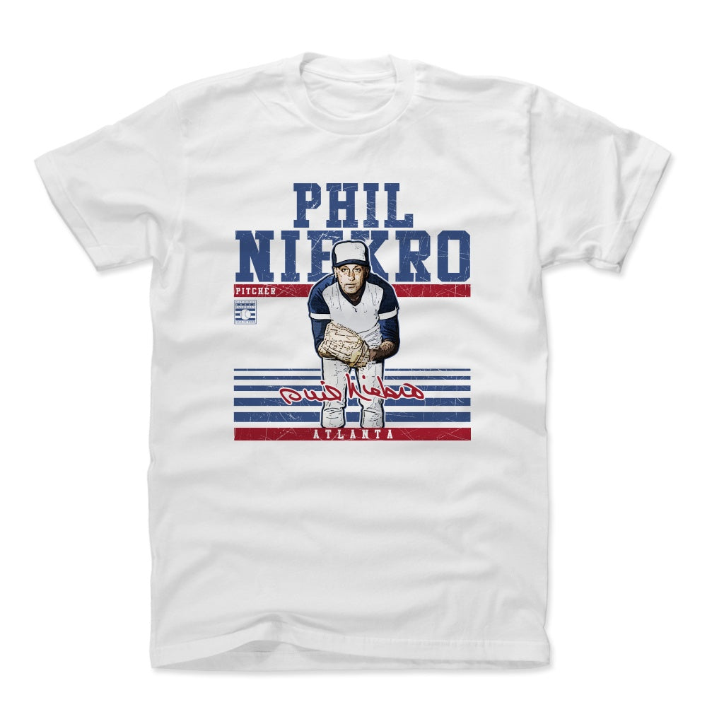 Phil Niekro Men's Cotton T-Shirt | 500 LEVEL