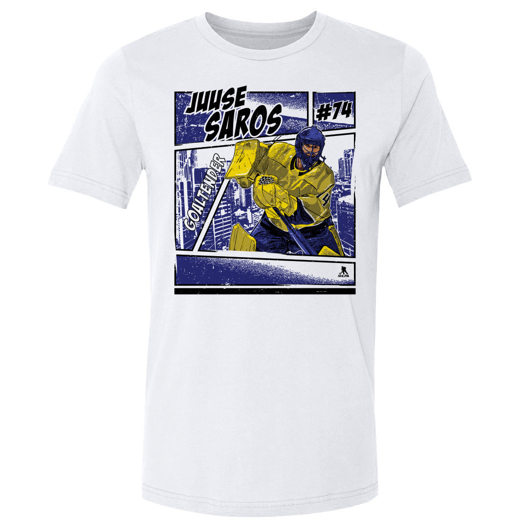 Juuse Saros Men's Cotton T-Shirt | 500 LEVEL