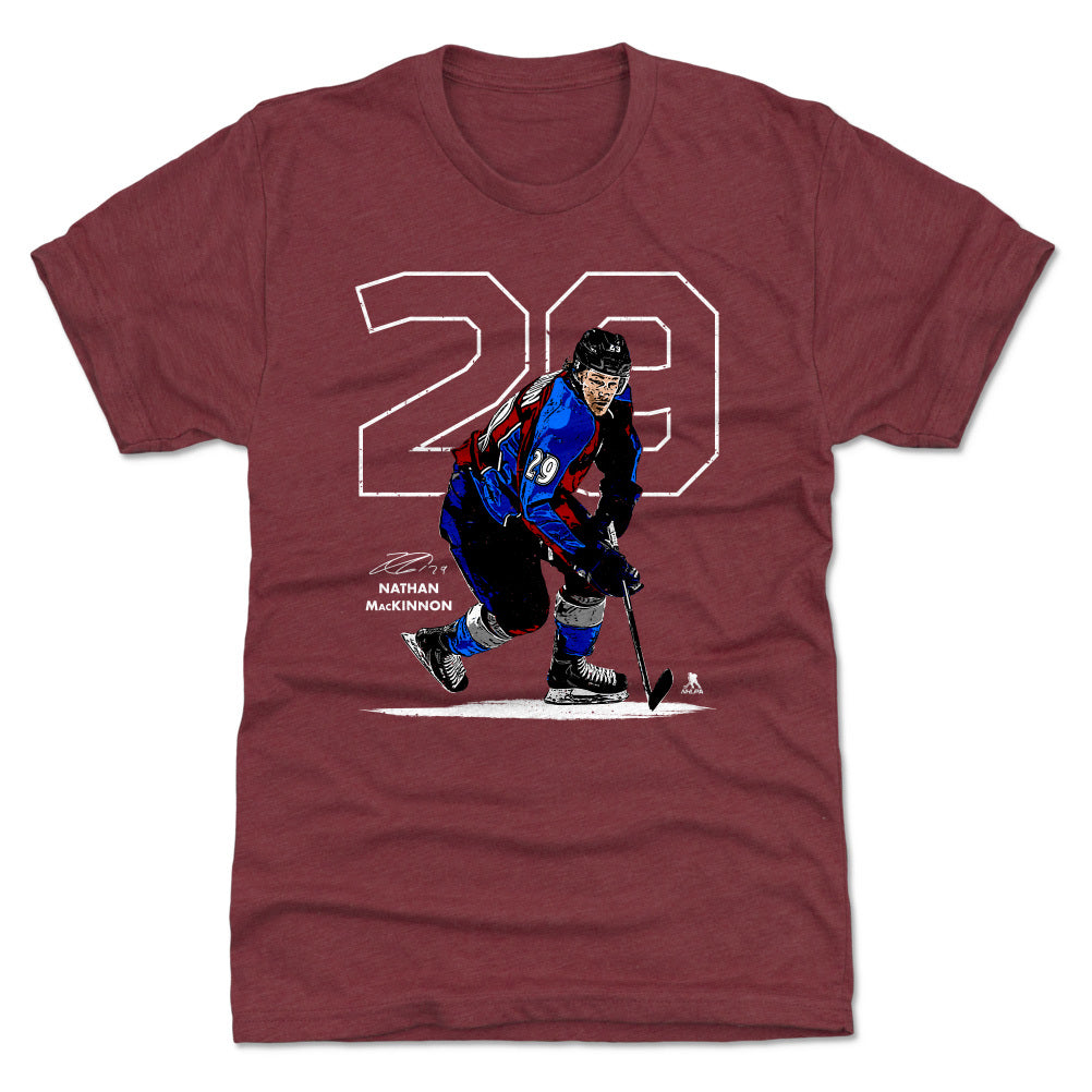 Nathan MacKinnon Men's Premium T-Shirt | 500 LEVEL