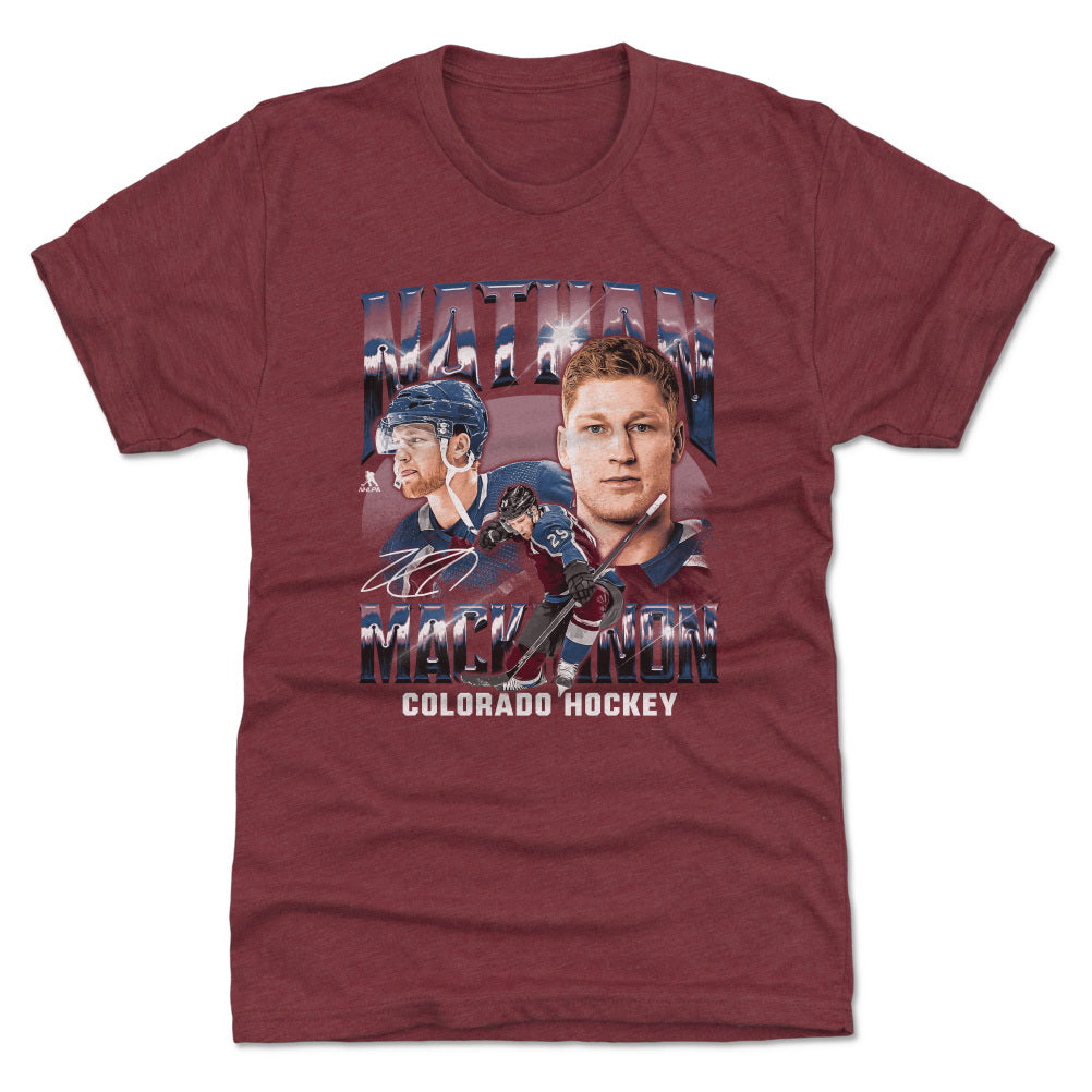 Nathan MacKinnon Men's Premium T-Shirt | 500 LEVEL