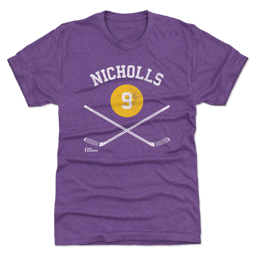 Bernie Nicholls Men's Premium T-Shirt | 500 LEVEL