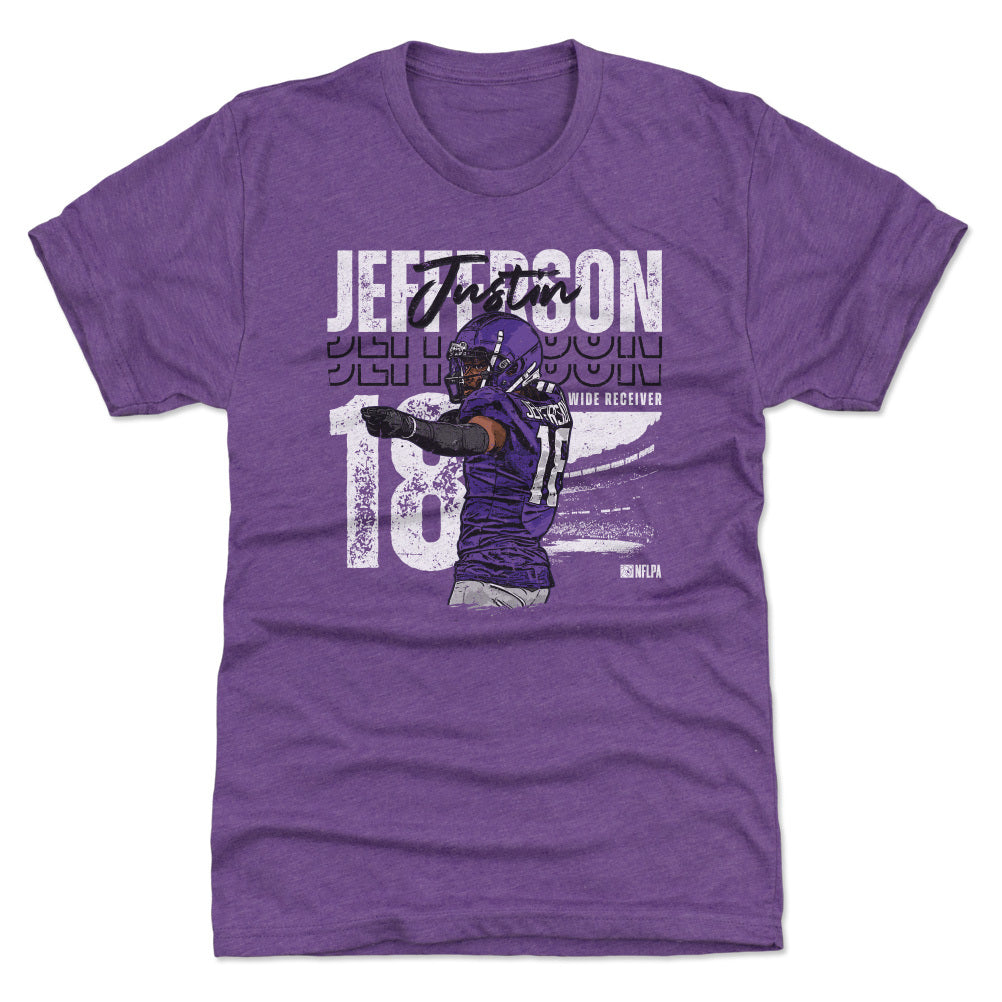 Justin Jefferson Men's Premium T-Shirt | 500 LEVEL