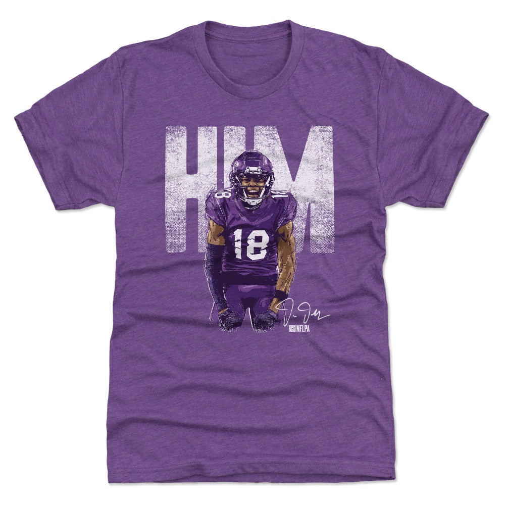 Justin Jefferson Men's Premium T-Shirt | 500 LEVEL