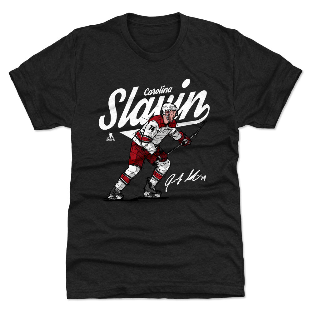 Jaccob Slavin Men's Premium T-Shirt | 500 LEVEL