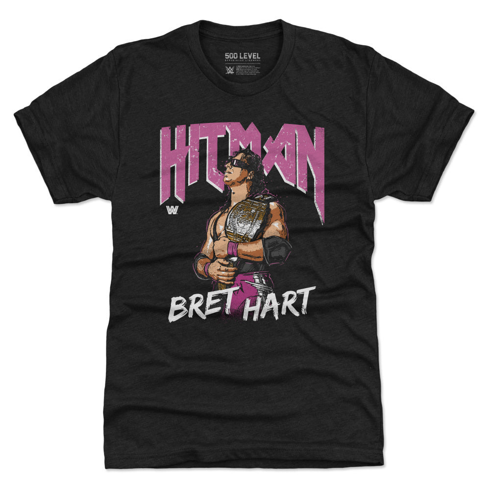 Bret Hart Men's Premium T-Shirt | 500 LEVEL