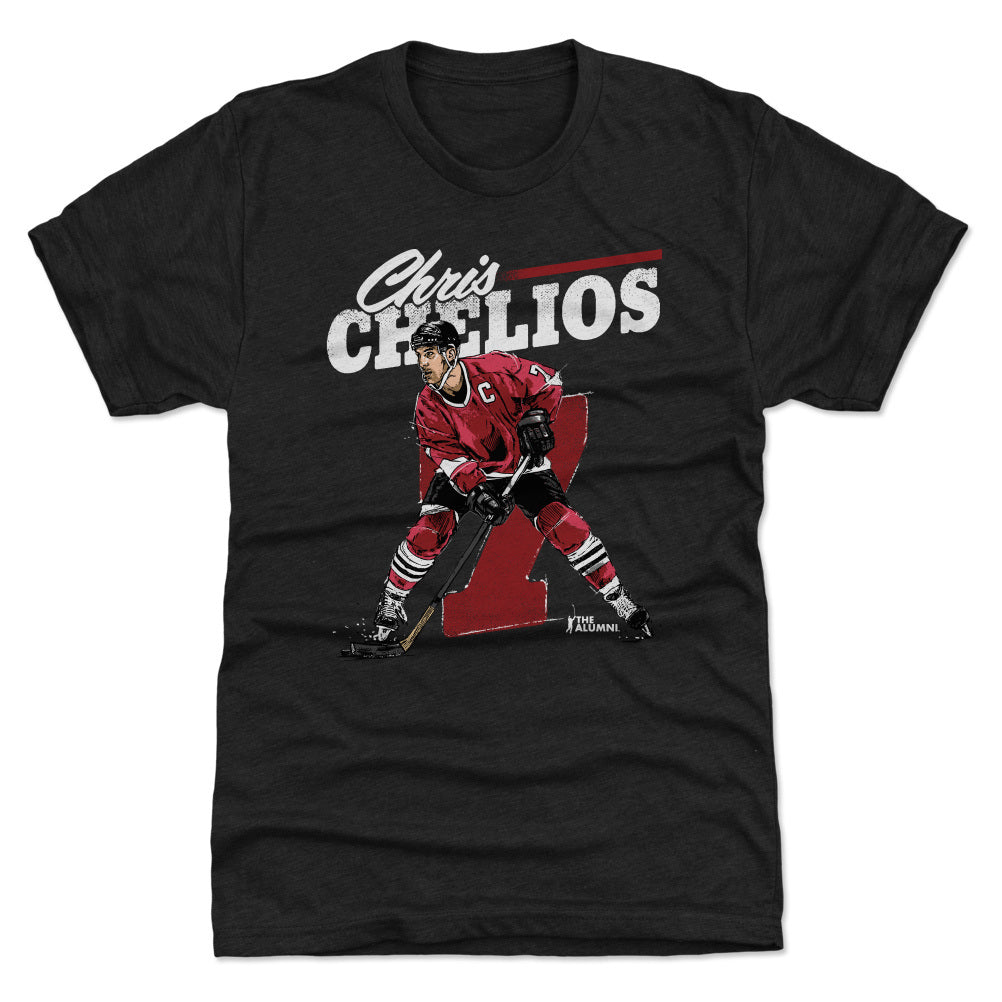 Chris Chelios Men's Premium T-Shirt | 500 LEVEL