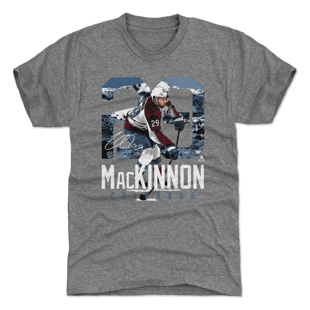 Nathan MacKinnon Men's Premium T-Shirt | 500 LEVEL