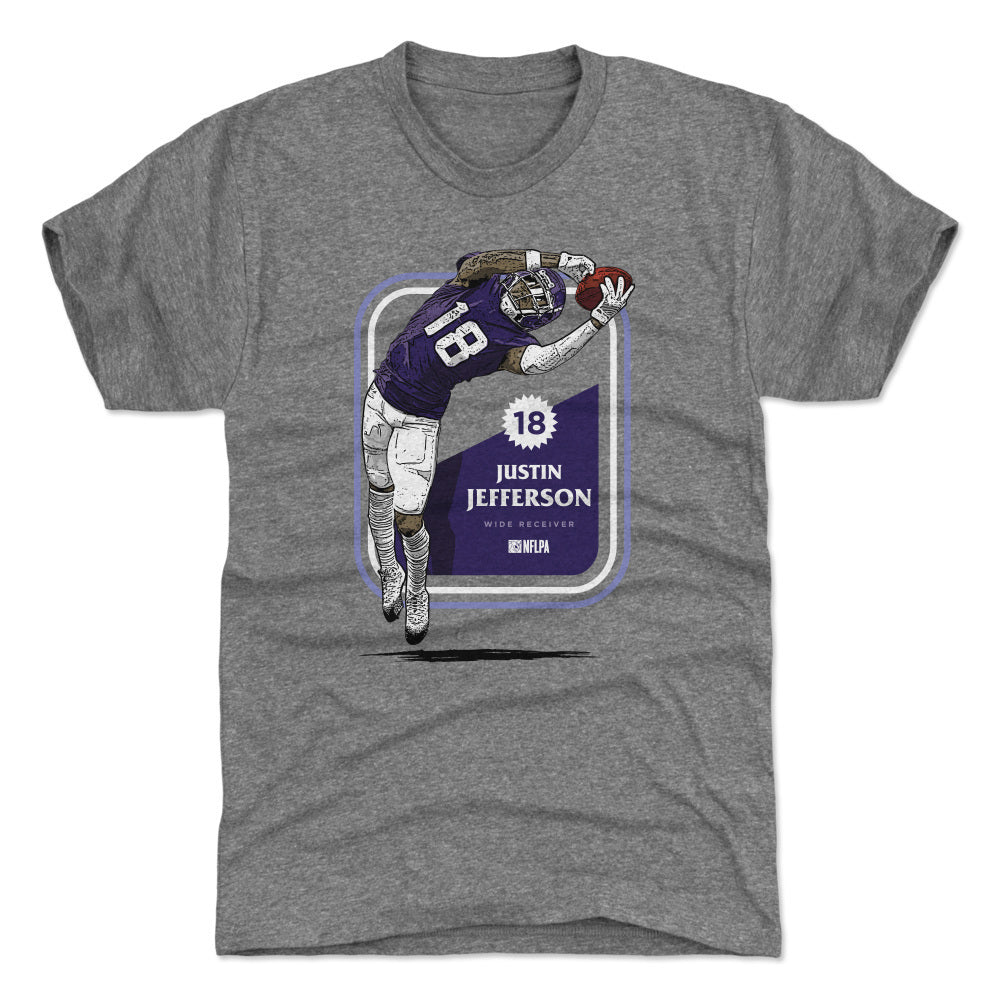 Justin Jefferson Men's Premium T-Shirt | 500 LEVEL