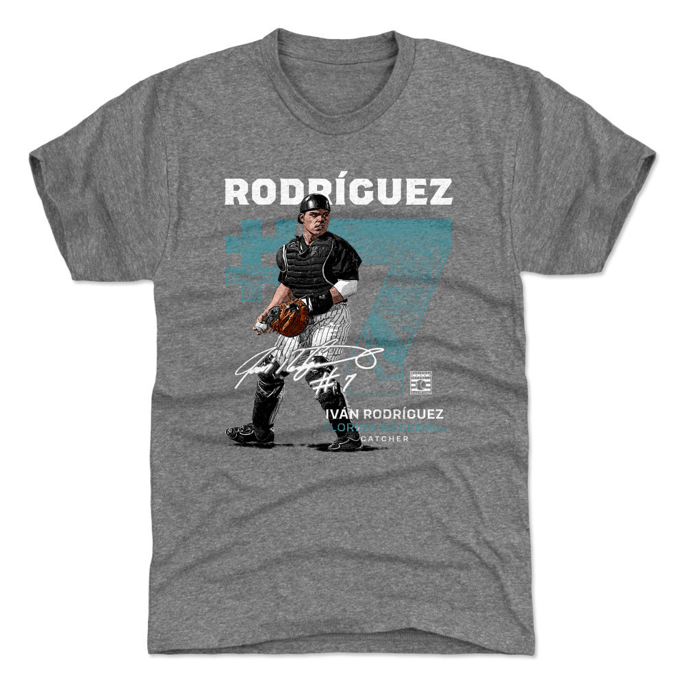 Ivan Rodriguez Men's Premium T-Shirt | 500 LEVEL